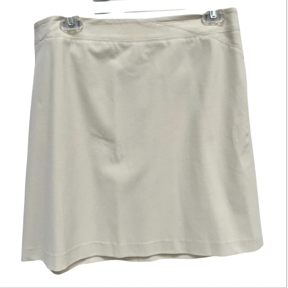 Vintage THE LIMITED Virtual Stretch Tan Pencil Skirt Office Carrier Capsule 90's